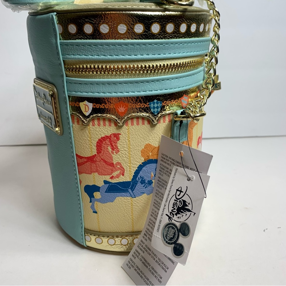 NWT. Disney King Arthur Carousel Loungefly Handbag. - Picture 3 of 15